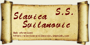 Slavica Svilanović vizit kartica
